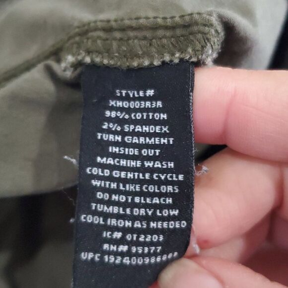 Social Standard by Sanctuary Women's Hero Utility Short Olive Green Size XL - Picture 5 of 5